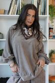 Terry B Classic Sweatshirt Mocha